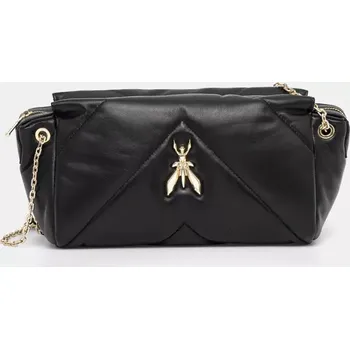 Kabelka Kožená kabelka Patrizia Pepe černá barva, 8B0197 L113 8B0197.L113 99X, vel. ONE SIZE