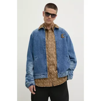 Pánský bomber Džínová bunda Karl Kani 60770005 modrá 55X, vel. S