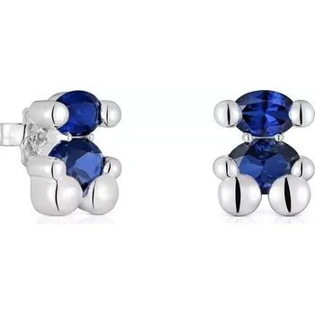 Náušnice Stříbrné náušnice Tous Bold Bear Lab 1004254800 stříbrná SLV, vel. ONE SIZE