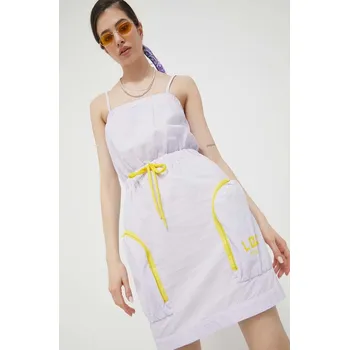 Dámské šaty Šaty Love Moschino W.V.J84.01.T.496A fialová 45X, vel. 40