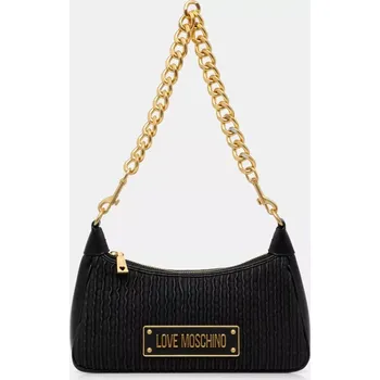 Kabelka Kožená kabelka Love Moschino JC4357PP0L černá 99X, vel. ONE SIZE