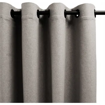 Závěs ZATEMŇOVACÍ ZÁVĚSY S KOLEČKY 180x170 ŠEDOBÉŽOVÉ BLACKOUT PURE NA