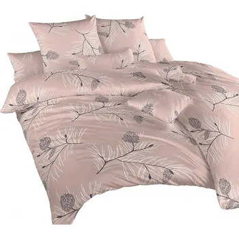 Povlečení Povlečení bavlna Jehličí violet 140x200, 70x90 cm