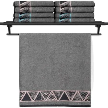 Sprchový závěs Osuška Terry Nordic VI. 70x140 cm lososová