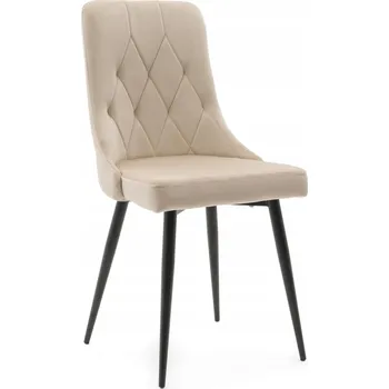 Jídelní židle ČALOUNĚNÁ ŽIDLE PROŠÍVANÁ DO OBÝVACÍHO POKOJE JÍDELNY CAREN VELUR SAMET VELVET