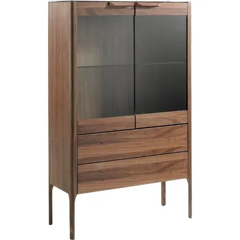 Knihovna Ořechová vitrína Angel Cerdá No. 3075, 161 x 99 cm