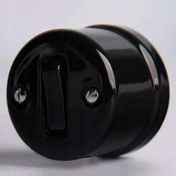 vypínač Jednopólový vypínač JLM A0248 keramický černý