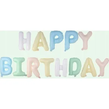 Balónek Nápis Na narozeniny Happy Birthday Balóny