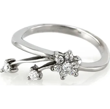 Souprava šperků Nerezový prstýnek 7820 (velikost 50) - stříbrné barvy