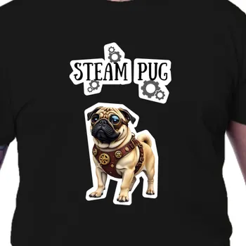 Tričko Psi | Tričko Steam pug