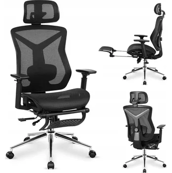 Kancelářská otočná židle ERGONOMICKÁ Mark Adler Expert 5.7 Black PODNOŽKA