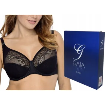 Podprsenka Gaia podprsenka nevyztužená černá velikost 80C