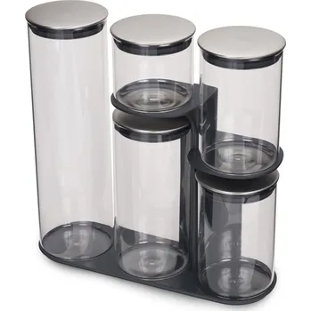 Dóza na potraviny Dóza na potraviny PODIUM 100 COLLECTION 95035, sada 5 ks, se stojanem, Joseph Joseph - doprava zdarma od 2999 Kč