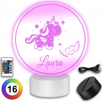 Lampička Noční lampa Koala Wood, vícebarevná