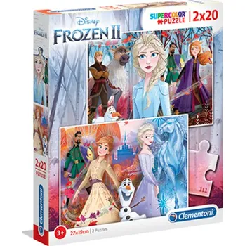 Panenka Clementoni - Puzzle Supercolor 2x20 Frozen 2