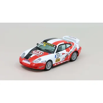 autíčko DeAgostini Porsche 911 996 GT3 N16 1999 1:43 - časopis s modelem Porsche 911 996 - kovový model auta 1/43