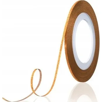 Oranžová zdobící páska na nehty