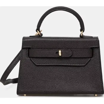 Kabelka Kožená kabelka Silvian Heach SANITA hnědá barva, RCP25016BO 89X, vel. ONE SIZE