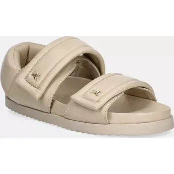 Dámské sandále Kožené sandály Patrizia Pepe dámské, béžová barva, 8X0080 L026 B732 8X0080.L026.B732 08X, EUR 38