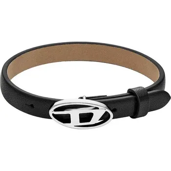 Náramek Kožený náramek Diesel DX1516040 černá 99X, vel. ONE SIZE