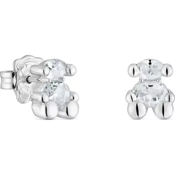 Náušnice Stříbrné náušnice Tous Bold Bear Gem 1004228300 stříbrná SLV, vel. ONE SIZE