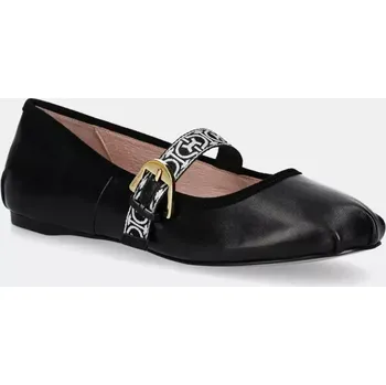 Dámské baleríny Kožené baleríny Coccinelle černá barva, E4 S15 19 01 01 847 E4.S15.19.01.01.847 99X, EUR 36