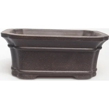 Květináč Bonsai miska 15 x 10 x 6 cm hnědookrová