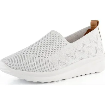 Dámské polobotky Looke stříbrné úpletové mokasíny/slip-on Francene L0438_16 - 38 | P694221