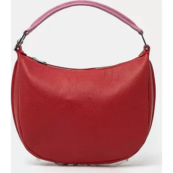 Kabelka Kožená kabelka Silvian Heach SPACCANAPOLI červená barva, RCP25028BO 33X, vel. ONE SIZE