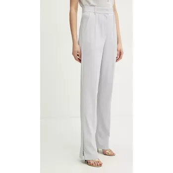 Dámské kalhoty Kalhoty Patrizia Pepe dámské, šedá barva, přiléhavé, high waist, 8P0677 A6F5 8P0677.A6F5 09X, vel. 34