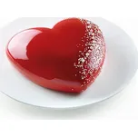 Silikonová 3D forma na dort SRDCE 1500 ml - Silikomart 20,5 x 19,8 cm - Made in Italy