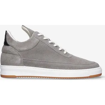 Pánská obuv Semišové tenisky Filling Pieces Low Top Suede 25122791002 šedá 90X, EUR 42
