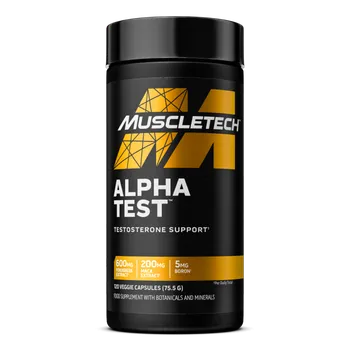 Anabolizér AlphaTest - MuscleTech Kapsle: 120 kaps., Balení (g): 75 g