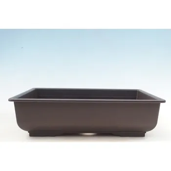Truhlík Bonsai miska plast MP-7 hnědá - 34 x 26 x 9 cm