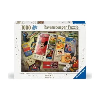 Puzzle Ravensburger Puzzle 12000841 - 1950 Mickey Moments - 1000 Teile Disney Puzzle für Erwachsene und Kinder ab 14 Jahren (NL)