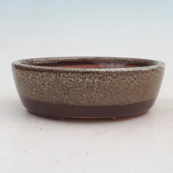 Květináč Bonsai miska 15,5 x 13 x 5 cm hnědá
