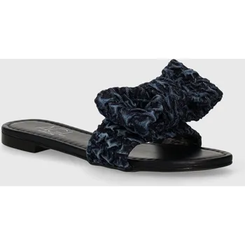 Dámské pantofle Pantofle AGL Summer Goffre dámské, tmavomodrá barva, D656076PHK7670A976 59X, EUR 37