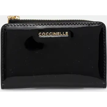 Peněženka Kožená peněženka Coccinelle černá barva, E2 SXC 17 01 01 E2.SXC.17.01.01 99X, vel. ONE SIZE
