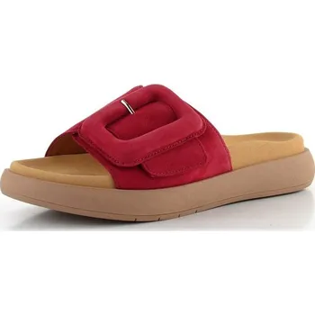 Dámské pantofle Gabor semišové pantofle na platformě červené 63.751.15 - 38 | P692225