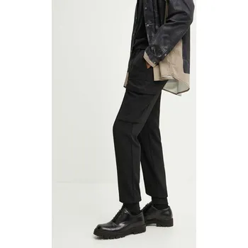 Pánské kalhoty Kalhoty Diesel P-DRAKE pánské, černá barva, A15491.0NKBL 99X, vel. 52