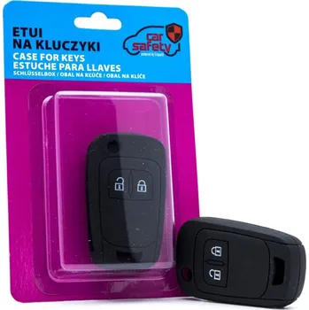 Autoklíč Silikonový obal na klíč Chevrolet - černý