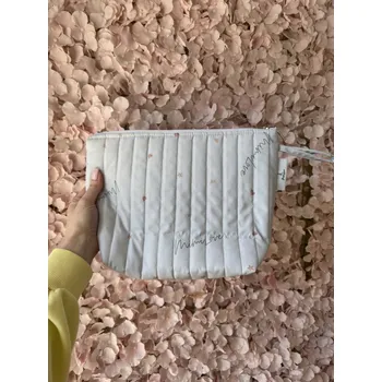 Mimilove Velká prošívaná taštička PREMIUM Grey Basic