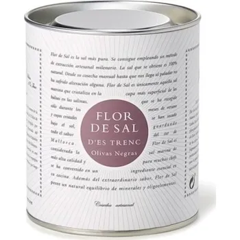 Koření Natural Mallorca Solný květ Flor de Sal Olivas Negras 150 g