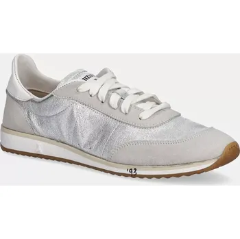 Dámské tenisky Kožené tenisky Patrizia Pepe stříbrná barva, 2Z0074 V043 S298 2Z0074.V043.S298 SLV, EUR 36