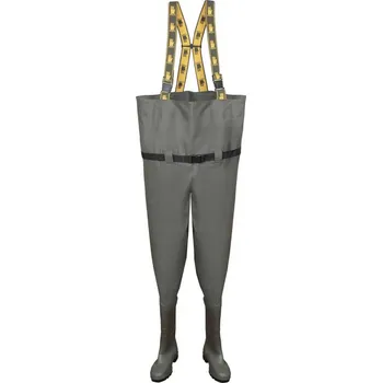 PROS rybářské prsačky SBT01 PVC se stahovacím opaskem zelené, vel. 47 (Kvalitní prsačky, do kterých vám nepoteče vyrobené z materiálů s dlouhou životností.)