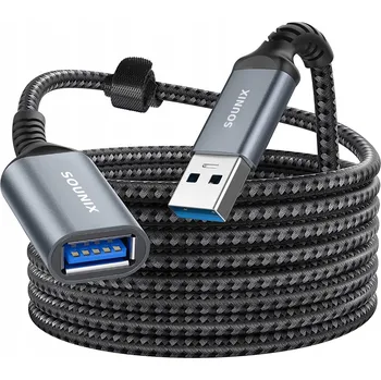 Datový kabel Kabel USB 3.0 1m USB-A 3.0 5 Gb/s MĘSKI OPLOT