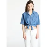 Košile Tommy Jeans Chambray Tie Shortsleeve Shirt Denim M