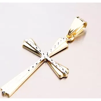 Přívěsek Přívěsek zlato mix 585 kříž 43-21658