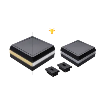 Venkovní osvětlení Solární LED světlo, pár, teplý/studený režim