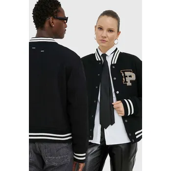Pánský bomber Vlněná bomber bunda Filling Pieces Varsity Jacket 81422201863 černá 99A, vel. XXL